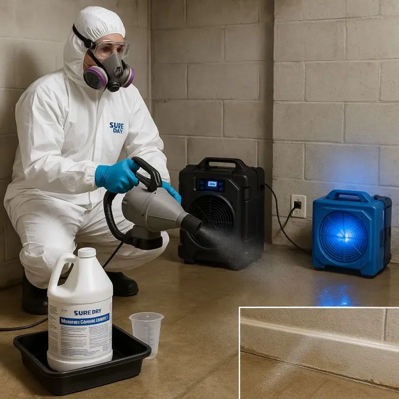Sanitization and Odor Removal process in Pacifica, CA